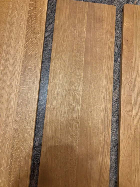 Image 1 of Solid Wood Shelf “Onda” // Schneid Studio Chrome Oak