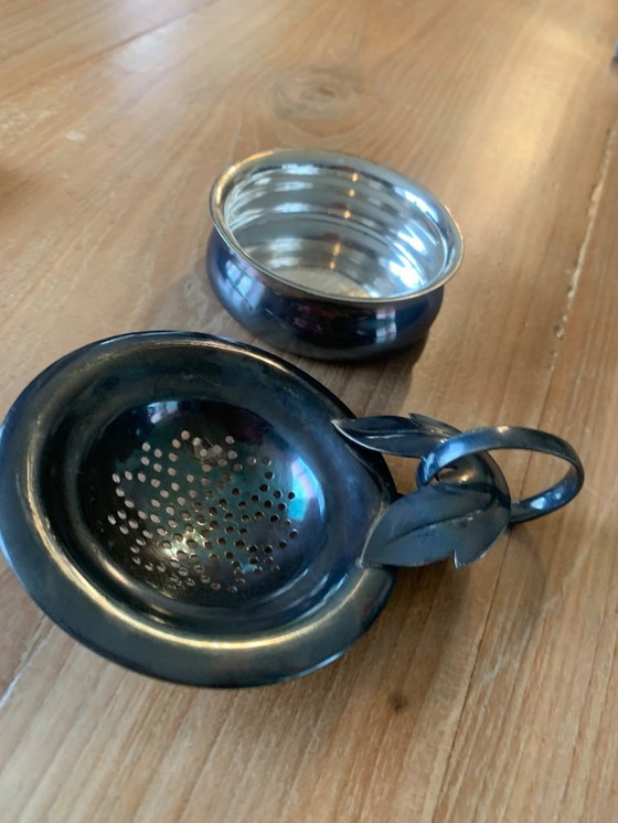 Image 1 of Colino da tè 2 pezzi placcato argento