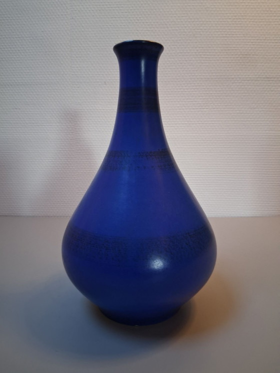 Vintage mid-century vase Bay Keramik West-Germany 1950/60, Ceramic, Yellow (photo 4 of 6)