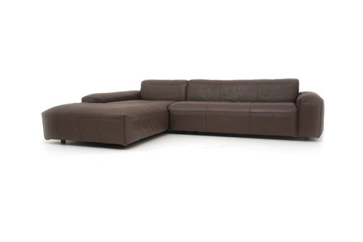 Rolf Benz Mio Garnitur Couch Sofa Eckcouch Ecksofa Leder braun