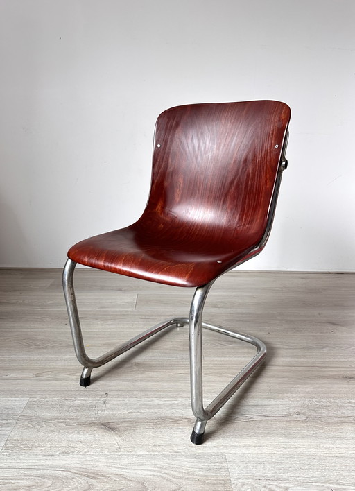 4x Pagholz Designerstühle