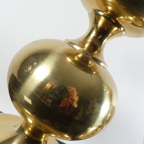 Image 1 of Vintage Bubble Lamps table lamps, brass, Bankamp, ​​1970s, Space Ag