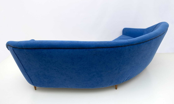 Image 1 of Ico Parisi Mid-Century Modern Italian Corner Sofa for Ariberto Colombo, 1950s