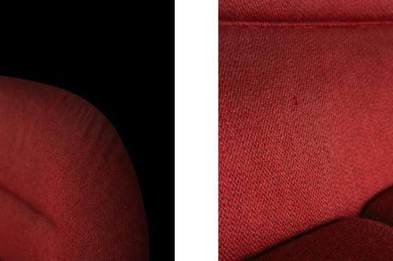 Image 1 of Canapé 3 Places Vintage Élégant Scandinave Moderne Mid-Century Rouge de Bröderna Anderssons, 1950s