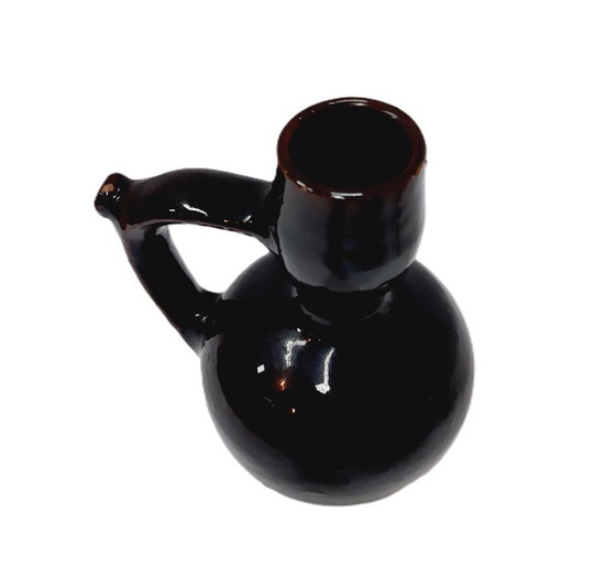 Image 1 of Brocca vintage in ceramica smaltata 18 cm