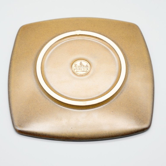 Image 1 of Rosenthal Uta Feyl Venus keramische vaas duo 14cm + 12cm & Karl Scheid bord jaren 80