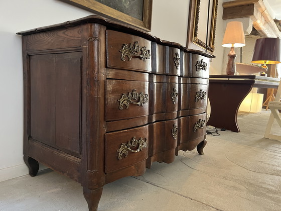 Image 1 of Commode arbalète XVIII ème 