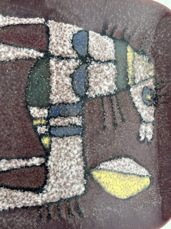 Image 1 of Vintage Franco Santi wall plate 1970s