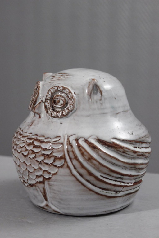 Robert Meynard in Avignon – Keramik-Eulenskulptur, um 1960