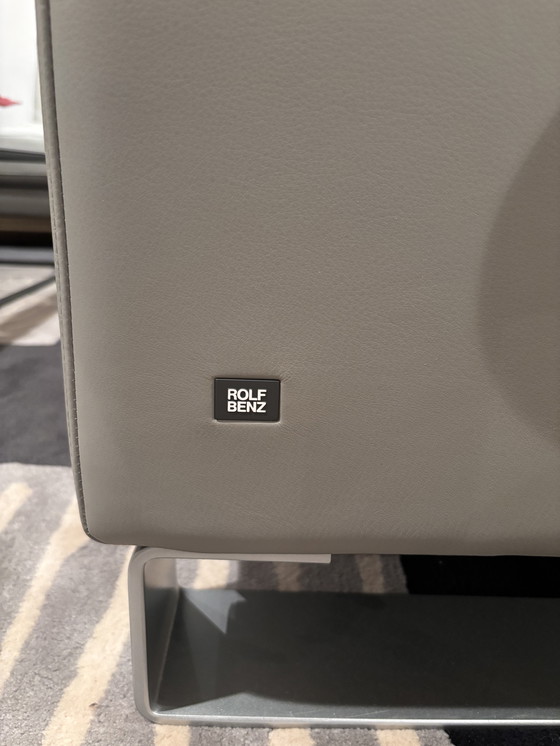 Image 1 of 1x Rolf Benz brand leather sofa