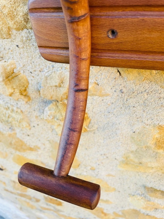 Image 1 of Bugholz, Wandhalterung, Garderobe und Hutständer von Japy Frères, ca. 20er/30er Jahre