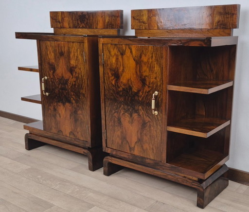 Mesitas de noche Art Déco de Amalfi de 1920.