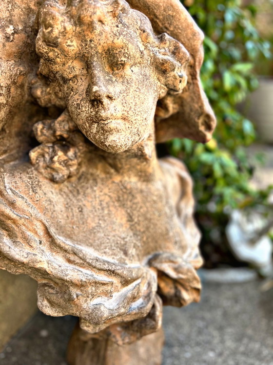 Estatua de busto pintada con cal – Objetos decorativos, Other (photo 5 of 11)