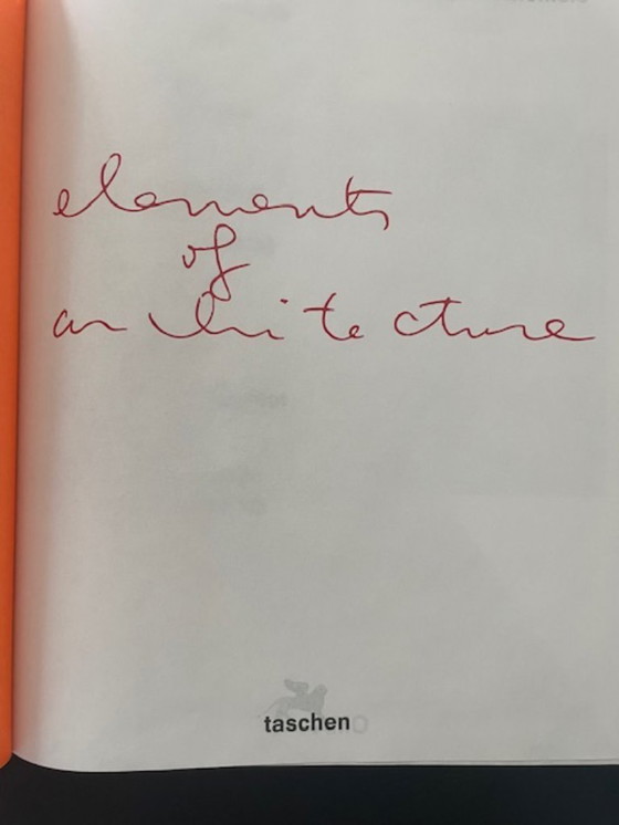 Image 1 of Rem Koolhaas. Elements of Architecture