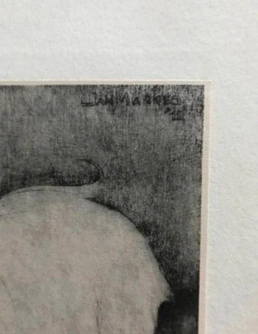 Jan Mankes 1889-1920 / Heliogravüre Weißes Kaninchen 1923