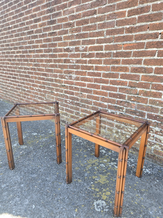 Image 1 of 2 Japanese-style side tables
