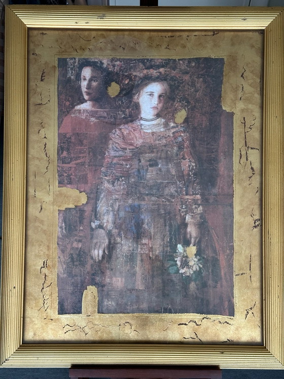 Mersad Berner - Ritratto di ragazza – Mersad Berber, Arte, Carta, Legno (photo 5 of 6)