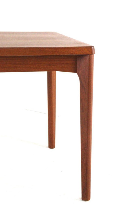 Image 1 of Henning Kjaernulf for Vejle rectangular extendable dining table Danish vintage