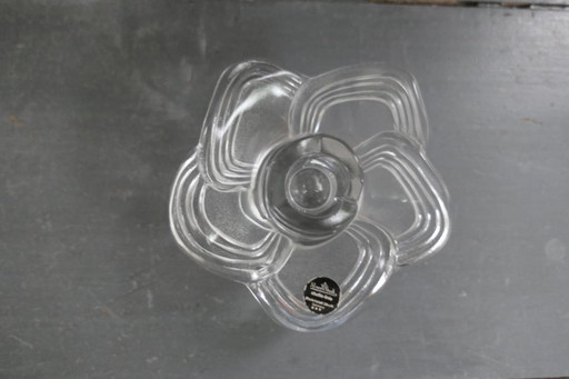 Vintage Rosenthal Kerzenständer Rose Kristall Johan van Loon