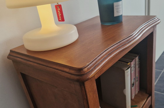 Image 1 of Chevet bibliothèque bois vintage style Louis XV