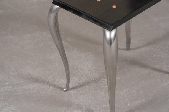 Image 1 of Silla/Mesa auxiliar Lola Mundo de Philippe Starck para Driade, Italia, década de 1980.