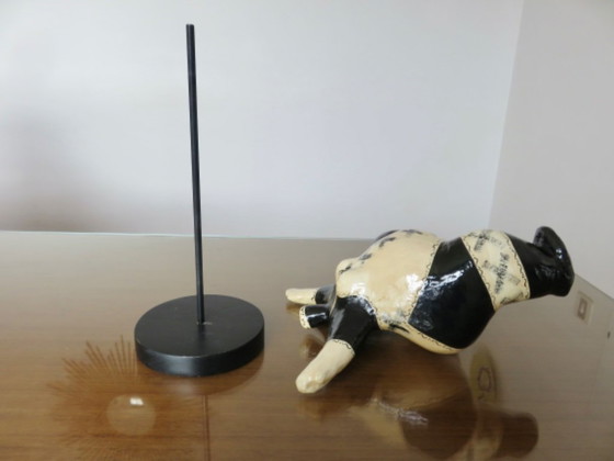 Image 1 of Sculpture "GODDESS" in papier-mâché, in the style of Niki de Saint Phalle, 1990