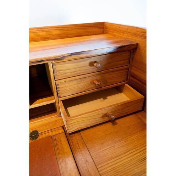 Image 1 of Vintage Oregon pine desk by Andreas Hansen and Hadsten Wood industry