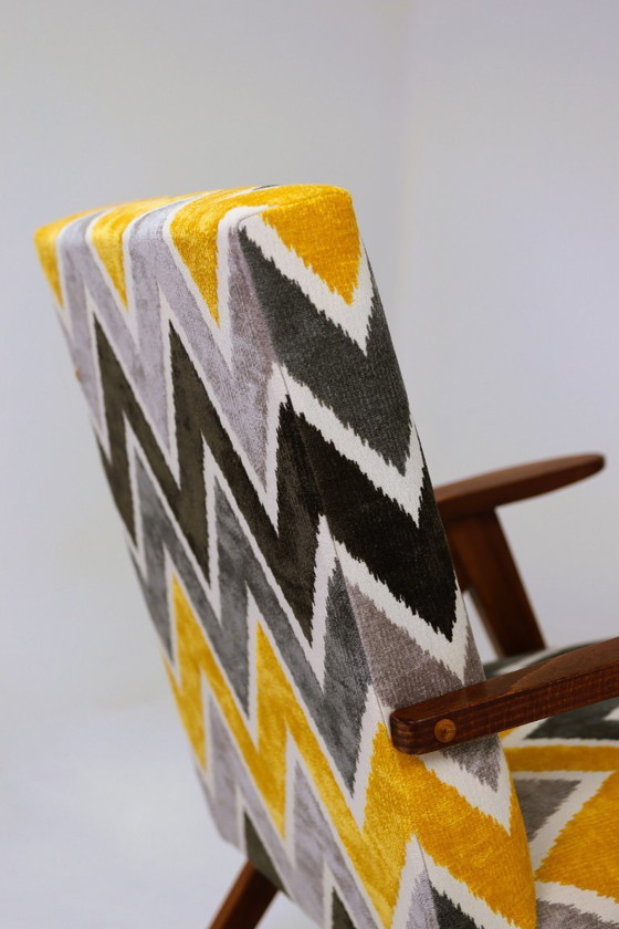 Image 1 of Fauteuil scandinave style ethnique Lima Fauteuil de salon moderne du milieu du siècle Lima