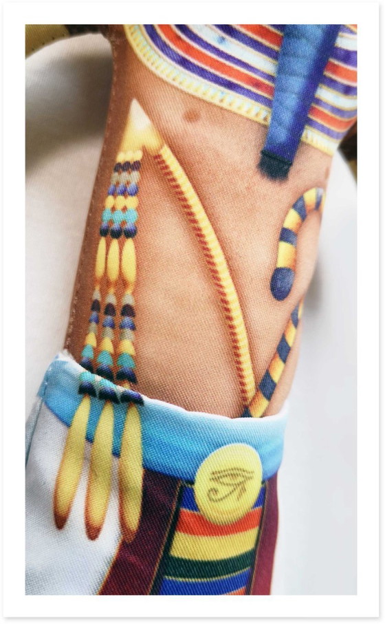 Image 1 of Tutankhamun Gift Decor | King Tut Pharaoh Figurine | Ancient Egypt Art Doll Collectible | Egyptian Home Decor