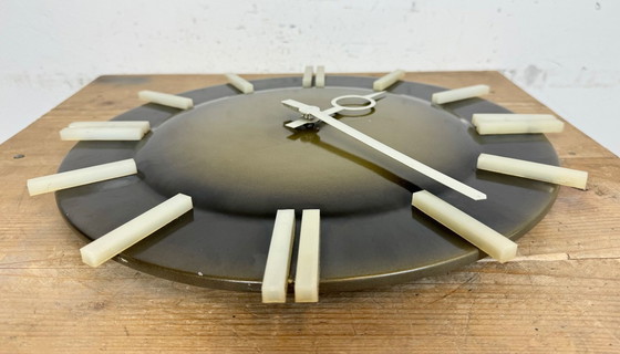 Image 1 of Industrial Office Wall Clock from Pragotron, 1970s