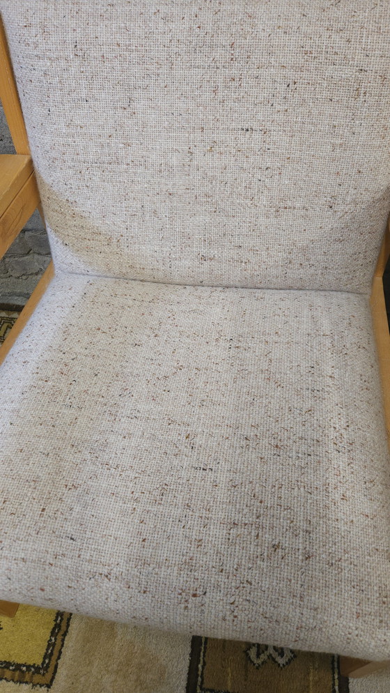Image 1 of Paar bouclette wollen fauteuils 1970