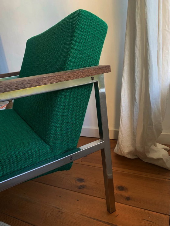 Image 1 of Martin Visser SZ66 't Spectrum lounge chair green