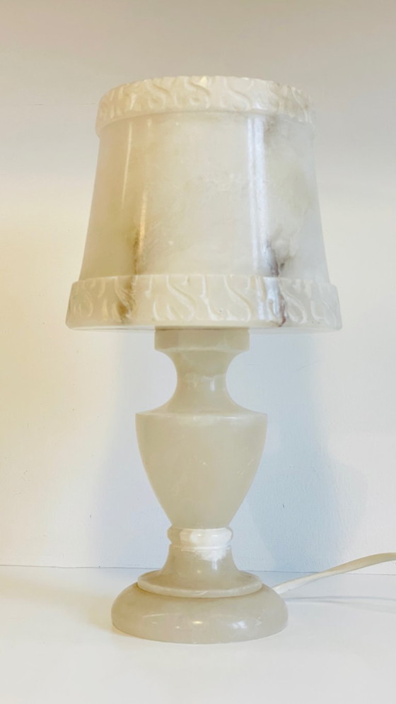 Image 1 of ALABASTER MARBLE LAMP 1970s