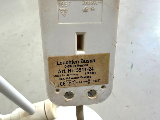 Leuchten Busch Lampada da terra doppia, Art. Nr. 3511-24, Made in Germany, Lampade da terra, Plastica, Bianco (foto 9 di 15)