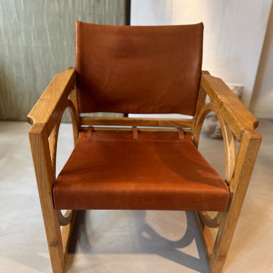 MM5 Lounge Chair, Collective Design by Mobili Mundi, Numbered, 2020 – Armchairs, Leather, Wood (photo 4 of 10)