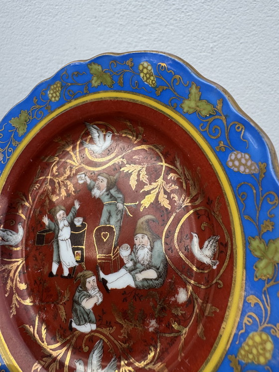 Image 1 of Assiettes de Noël porcelaine Meissen anciennes 