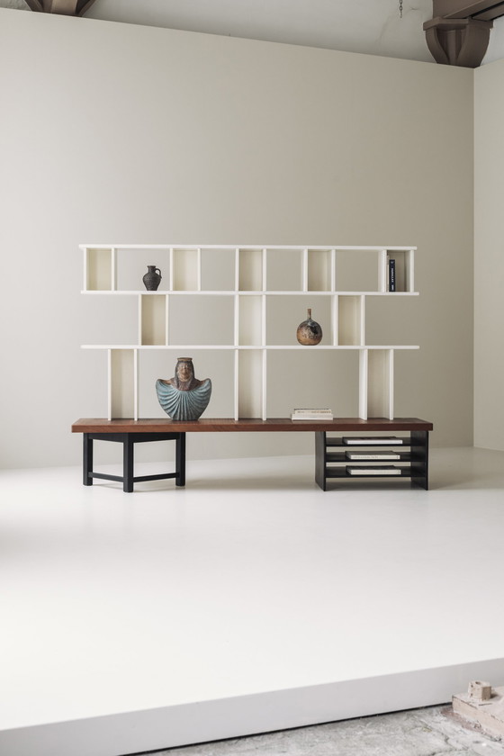 Image 1 of Very Rare ‘Välipala’ Bookcase by Carl Gustaf Hiort for Mikko Nupponen, 1950s