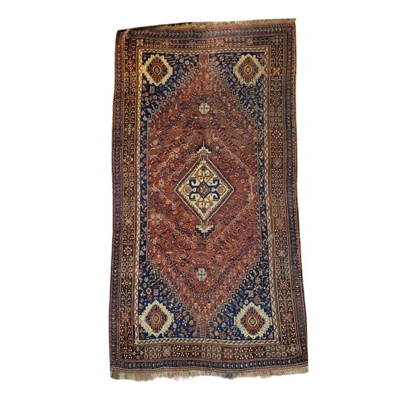 Image 1 of Antigua Alfombra Persa, Estilo Feraghan, S. Xix – Irán – 305 X 155