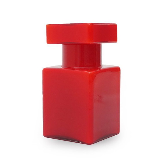 Image 1 of Botella de vidrio rojo de Luciano Vistosi para Vistosi, años 60