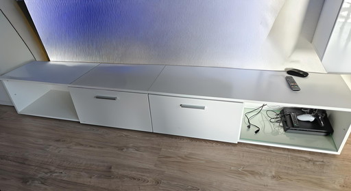 Tv led tavolo met kast