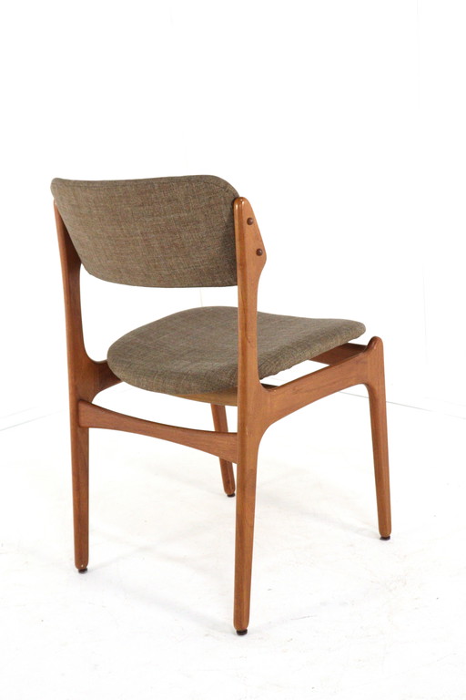 6x Erik Buch OD mobler vintage dining chairs model 49