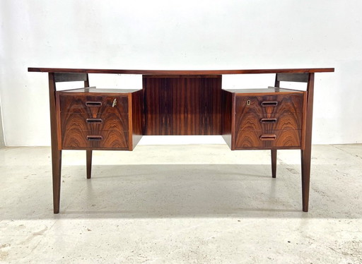 Rosewood Desk By Gunnar Nielsen For Tibergaard