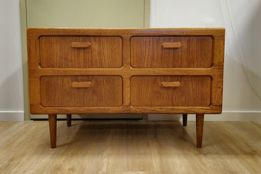 Vintage Silkeborg Danish Chest of Drawers Chest of Drawers Cabinet