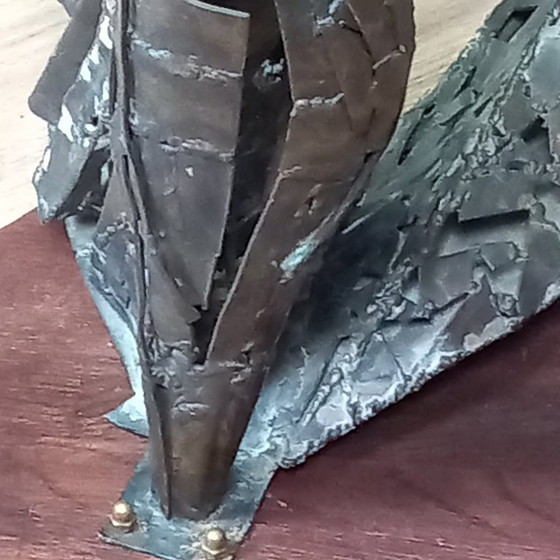 Image 1 of Sculpture en bronze vintage unique et spéciale