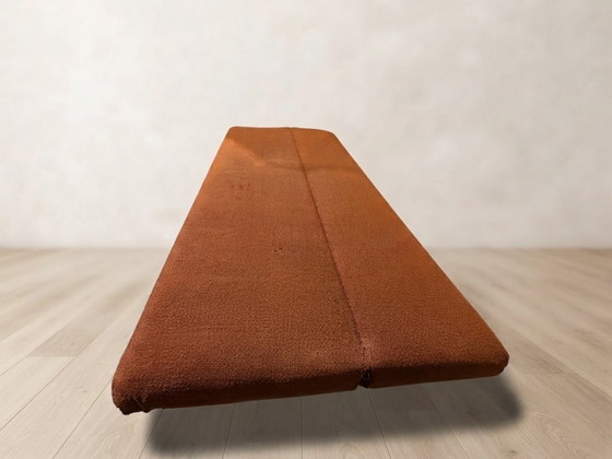Opklapbaar dagbed uit het midden van de eeuw van Miroslav Navrátil, oranje bekleding, jaren 60, – Slaapbanken (photo 7 of 11)