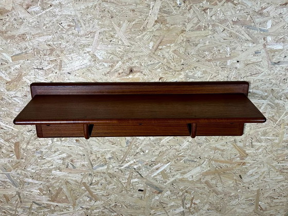 Image 1 of 60er 70er Jahre Garderobe Wandgarderobe Teak von Vildbjerg Møbelfabrik Denmark