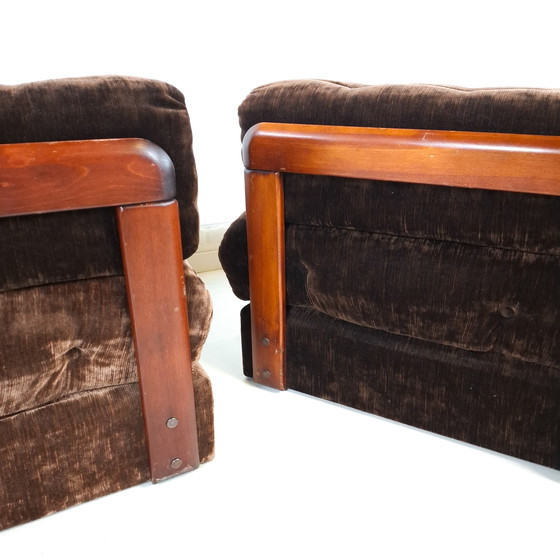 Image 1 of 2x vintage sleeping armchair