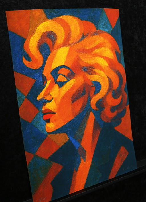 Moccha, Karmen - Marilyn Monroe - Giclée/Hahnemühle - Signé à la main