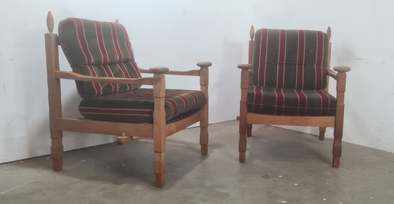 Image 1 of 2x Brutalist throne chairs