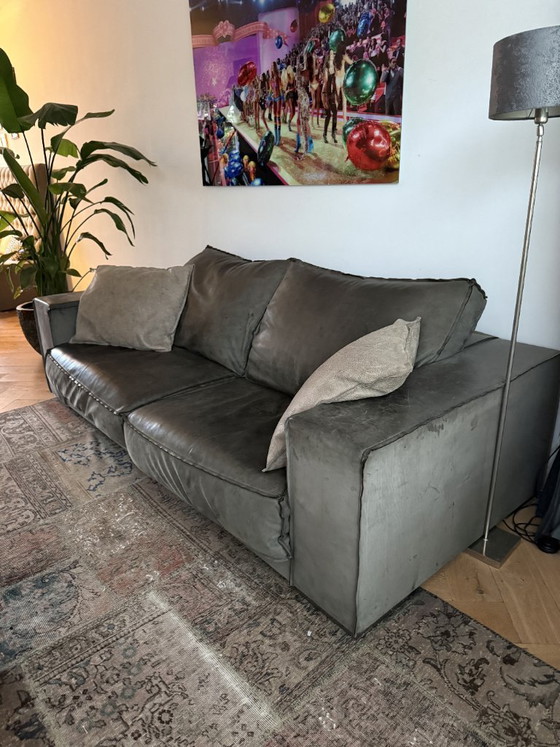 Baxter Budapest – Nabuck Grey – 2 zitsbanken, Leather (photo 4 of 6)
